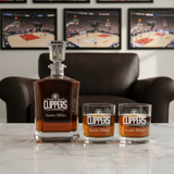 Personalized Clippers - Crown Classic Decanter Gift Set - Basketball Fanatic Gift Ideas