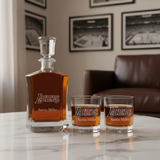 Engraved Lakers - Personalized Crown Decanter - Basketball Fanatic Gift Ideas - Man Cave Gifts
