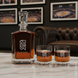 Engraved KB24 - Personalized Crown Decanter - Basketball Fanatic Gift Ideas - Man Cave Gifts