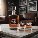 Engraved Orlando Magic - Personalized Crown Decanter - Basketball Fanatic Gift Ideas - Man Cave Gifts