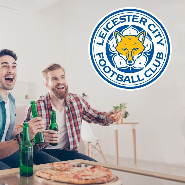 Soccer Wall Decals - Premier League - England Soccer Team Logos - Leicester City Football Club