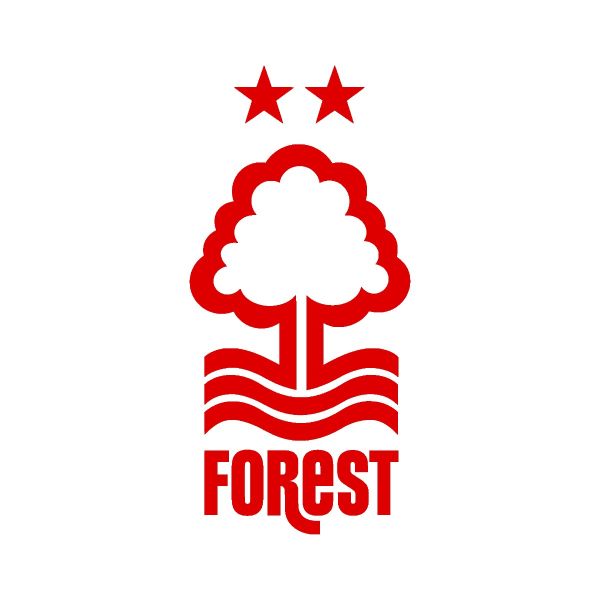 Soccer Wall Decals - Premier League - England Soccer Team Logos - Nottingham Forest Football Club