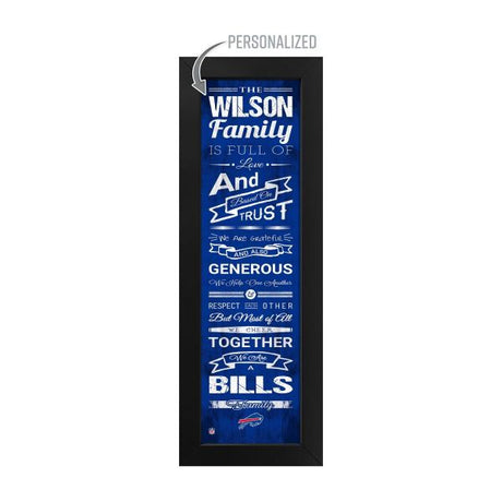 Buffalo Bills Custom Print Family Cheer Wall Art