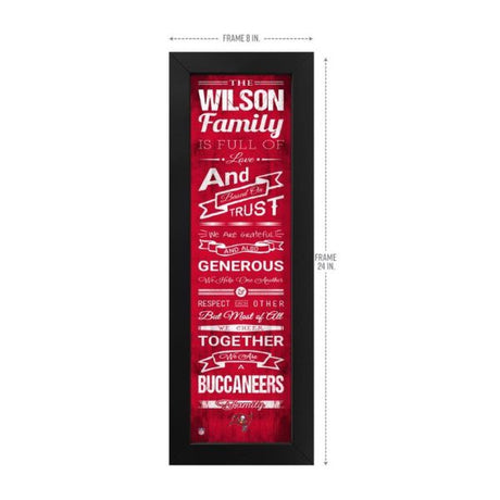 Tampa Bay Buccaneers Custom Print Family Cheer Wall Art