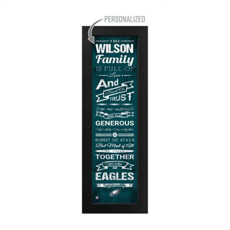 Philadelphia Eagles Custom Print Family Cheer Wall Art