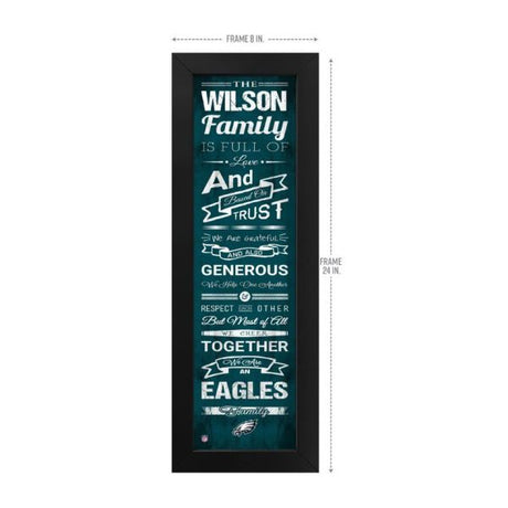Philadelphia Eagles Custom Print Family Cheer Wall Art