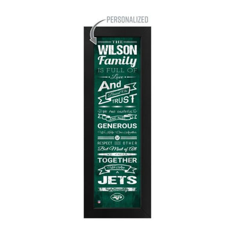 New York Jets Custom Print Family Cheer Wall Art