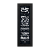 Las Vegas Raiders Custom Print Family Cheer Wall Art