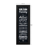 Las Vegas Raiders Custom Print Family Cheer Wall Art