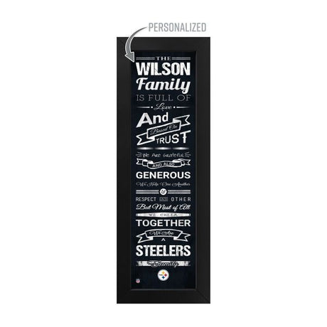 Pittsburgh Steelers Custom Print Family Cheer Wall Art