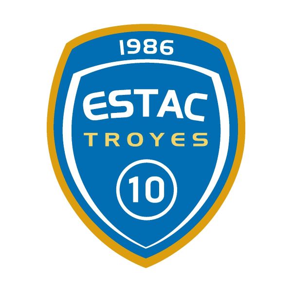Soccer Wall Decals - Ligue 1 France Soccer Team Logos - ES Troyes