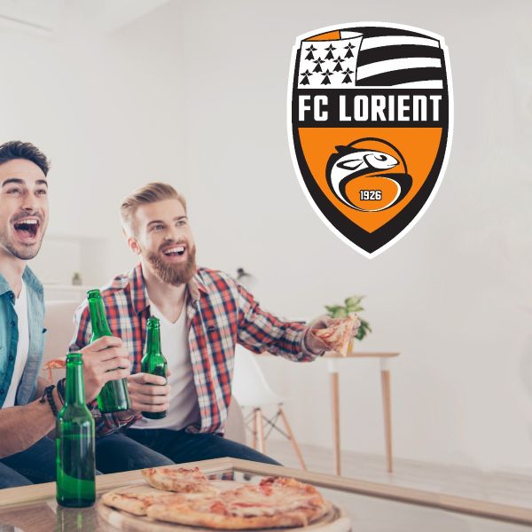 Soccer Wall Decals - Ligue 1 France Soccer Team Logos - FC Lorient