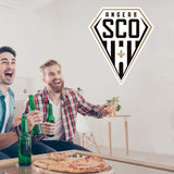 Soccer Wall Decals - Ligue 1 France Soccer Team Logos - Angers SCO