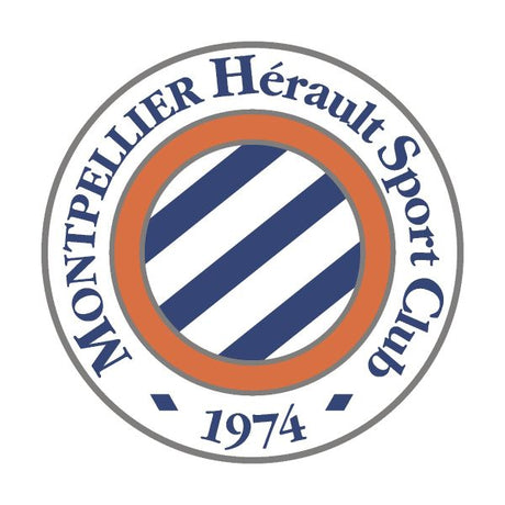 Soccer Wall Decals - Ligue 1 France Soccer Team Logos - Montpellier HSC