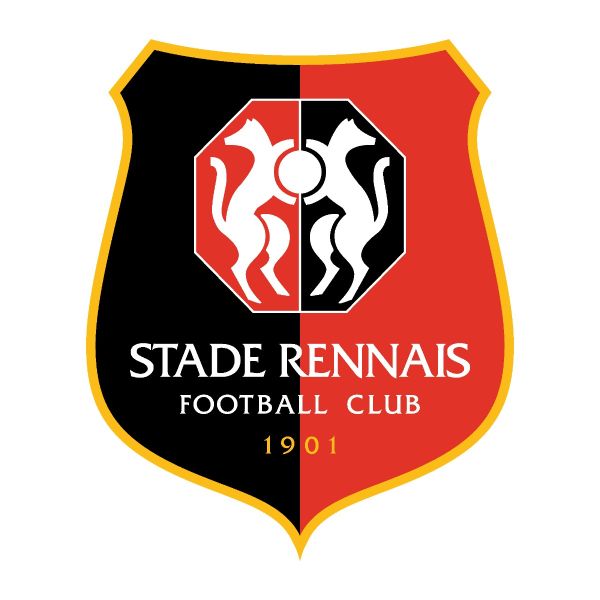 Soccer Wall Decals - Ligue 1 France Soccer Team Logos - Stade Rennais