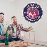 Soccer Wall Decals - Ligue 1 France Soccer Team Logos - Toulouse FC