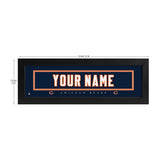 Chicago Bears Custom Print Name Plate