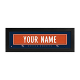 Denver Broncos Custom Print Name Plate