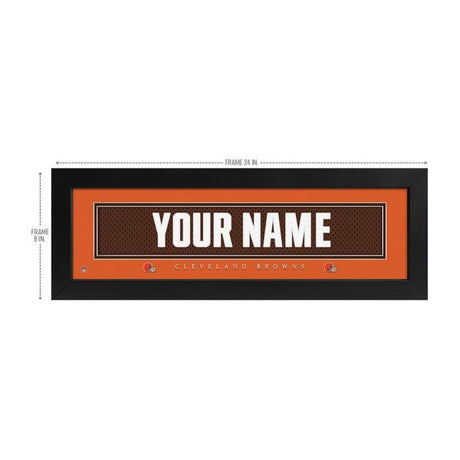 Cleveland Browns Custom Print Name Plate