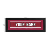 Arizona Cardinals Custom Print Name Plate