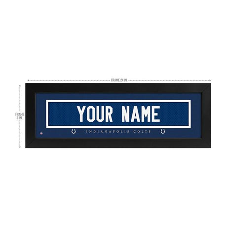 Indianapolis Colts Custom Print Name Plate