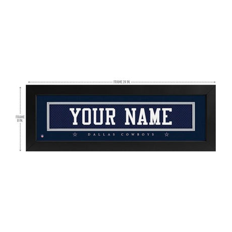 Dallas Cowboys Custom Print Name Plate