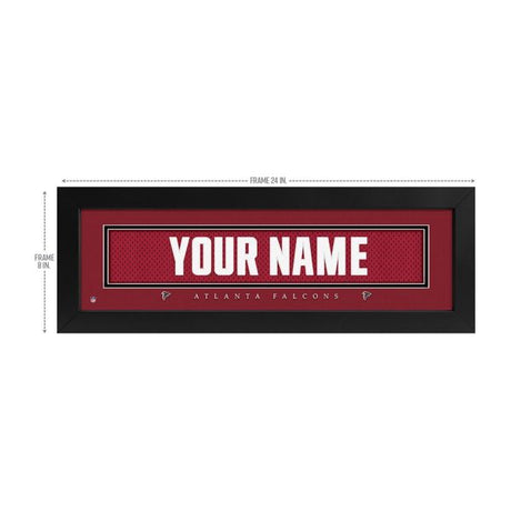 Atlanta Falcons Custom Print Name Plate