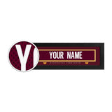 Washington Commanders Custom Print Name Plate
