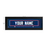 New York Giants Custom Print Name Plate