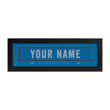 Detroit Lions Custom Print Name Plate