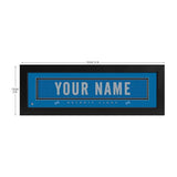 Detroit Lions Custom Print Name Plate