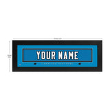 Carolina Panthers Custom Print Name Plate