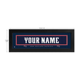 New England Patriots Custom Print Name Plate