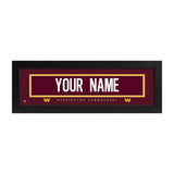 Washington Commanders Custom Print Name Plate