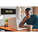 New Orleans Saints Custom Print Name Plate