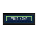 Seattle Seahawks Custom Print Name Plate