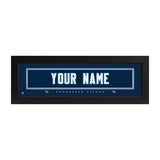 Tennessee Titans Custom Print Name Plate