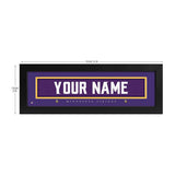 Minnesota Vikings Custom Print Name Plate