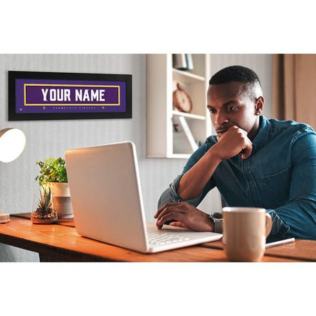 Minnesota Vikings Custom Print Name Plate