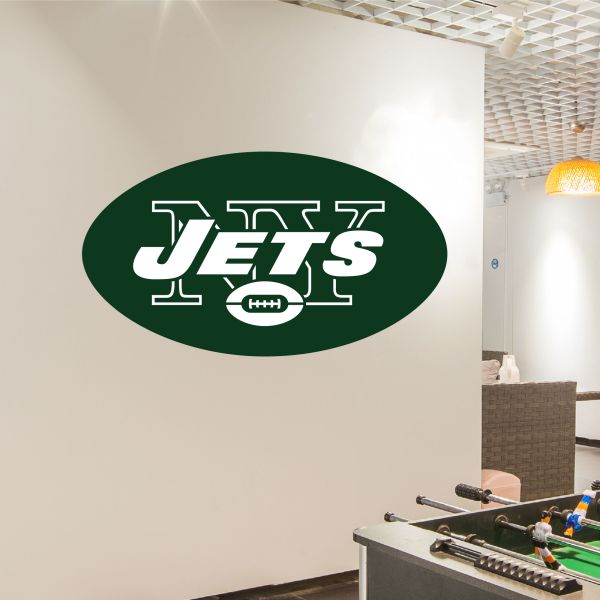 New York Jets Football Team Logo - Sports Team Wall Decal