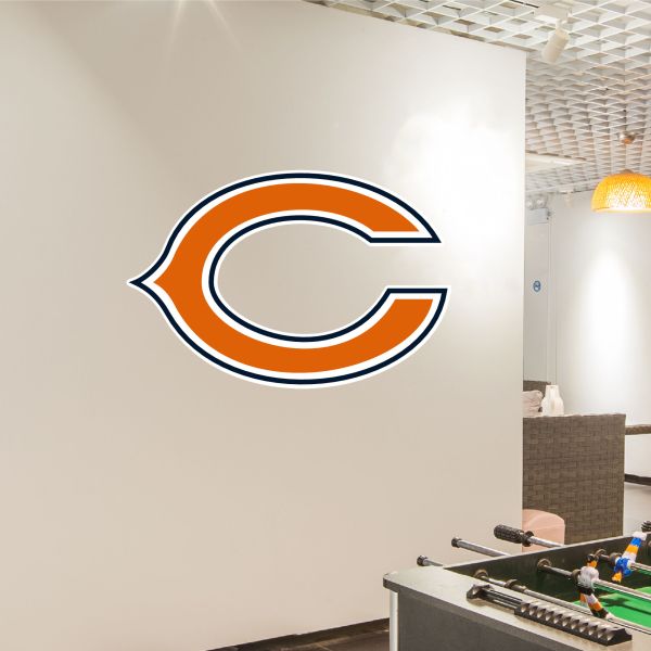 Chicago Bears Football Team Logo - Sports Team Wall Decal