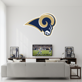 Los Angeles Rams Football Team Logo - Vintage Sports Team Wall Decal