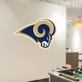Los Angeles Rams Football Team Logo - Vintage Sports Team Wall Decal