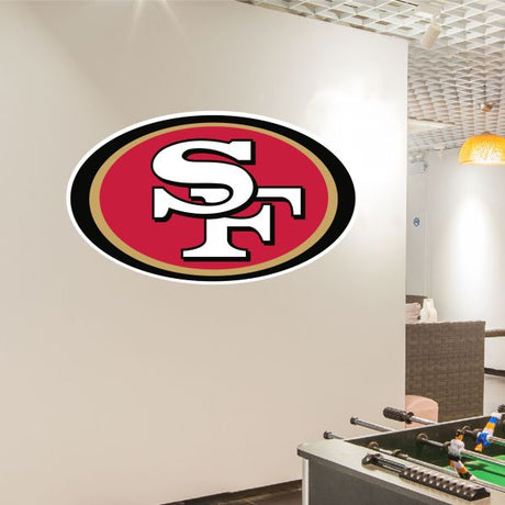 San Francisco 49ers Football Team Logo - Sports Team Wall Decal