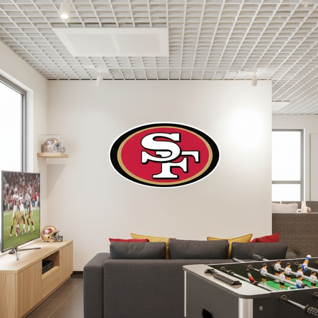 San Francisco 49ers Football Team Logo - Sports Team Wall Decal