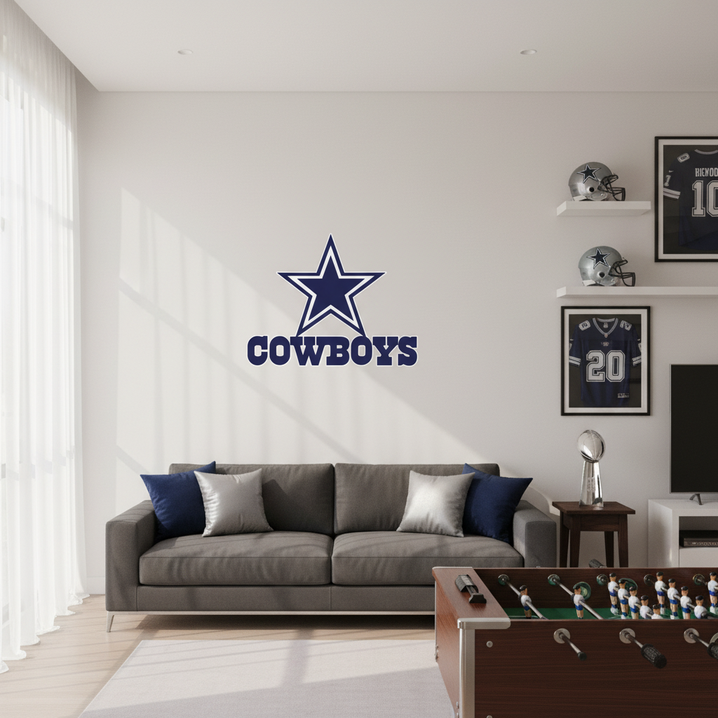 Dallas Cowboys Football Team Logo - Sports Team Wall Decal