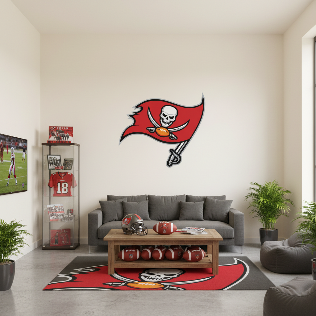 Tampa Bay Buccaneers Football Team Logo - Sports Team Wall Decal