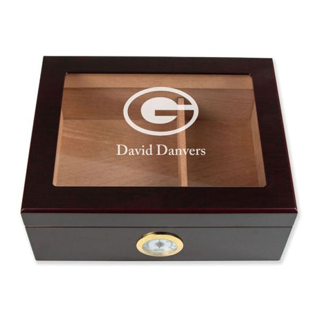 Personalized Green Bay Packers cigar humidor