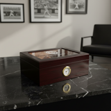 Personalized Cigar Humidor - Chicago Cubs Baseball Sports Team Logo Design