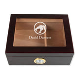 Personalized Cigar Humidor - Engraved Thundercats Logo Design